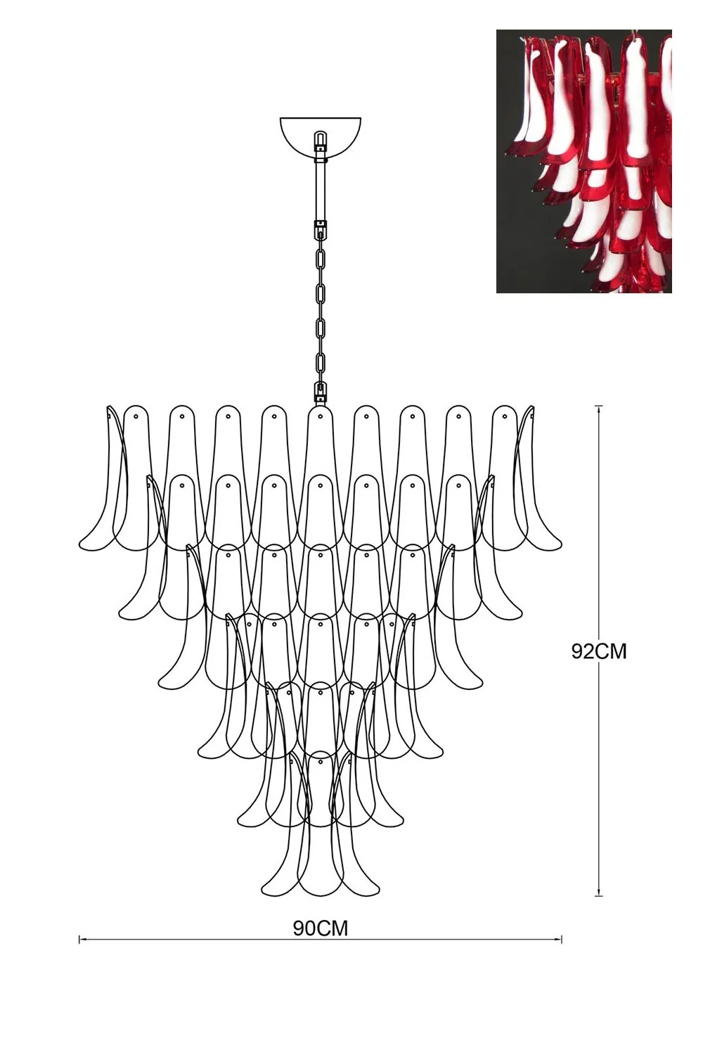 Art Petals Chandelier - Image 115