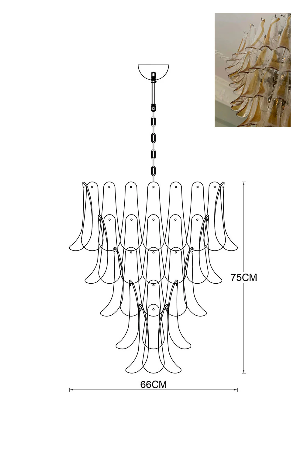 Art Petals Chandelier - Image 58
