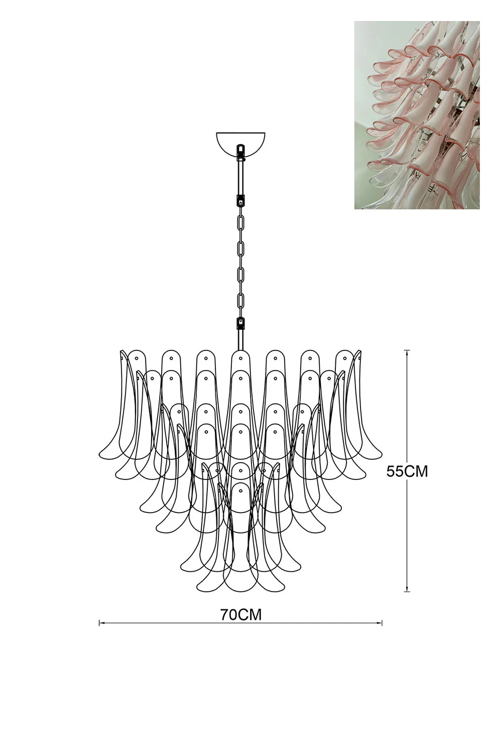 Art Petals Chandelier - Image 62