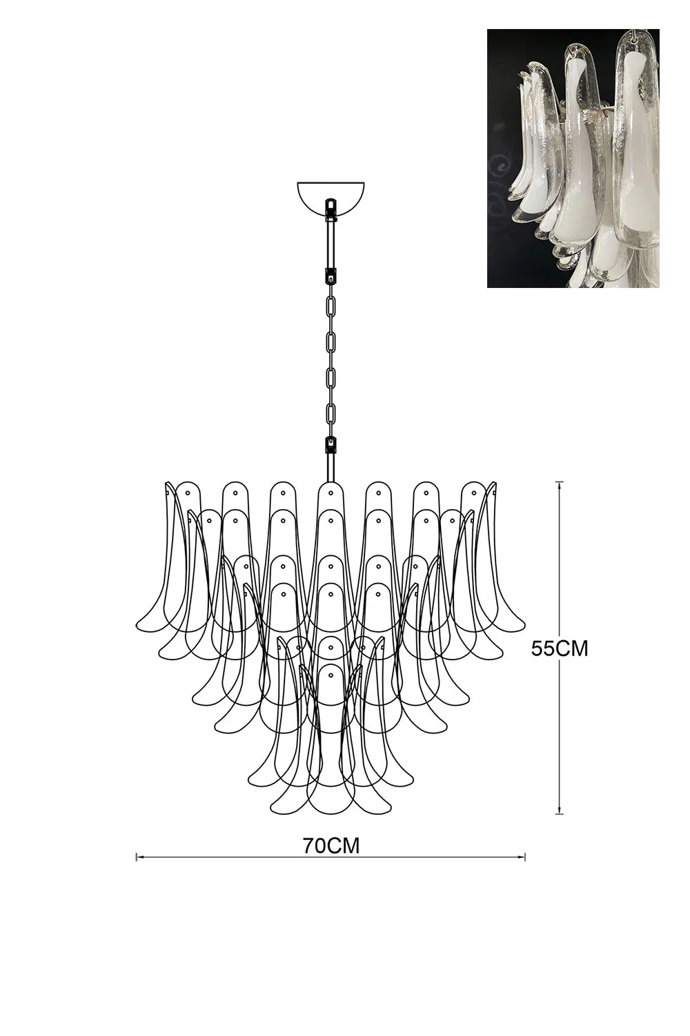 Art Petals Chandelier - Image 63