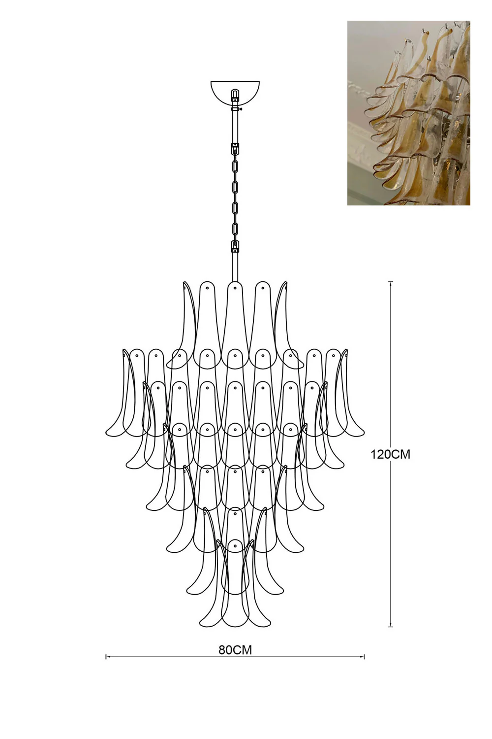 Art Petals Chandelier - Image 64