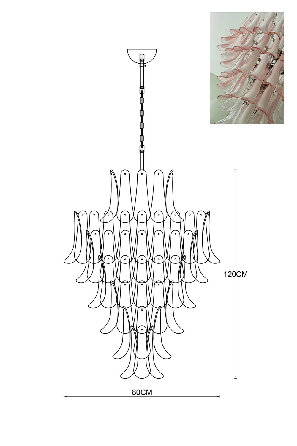 Art Petals Chandelier - Image 65
