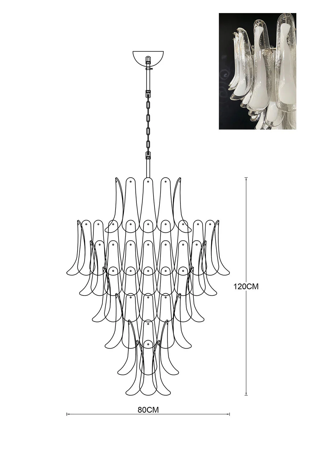 Art Petals Chandelier - Image 66