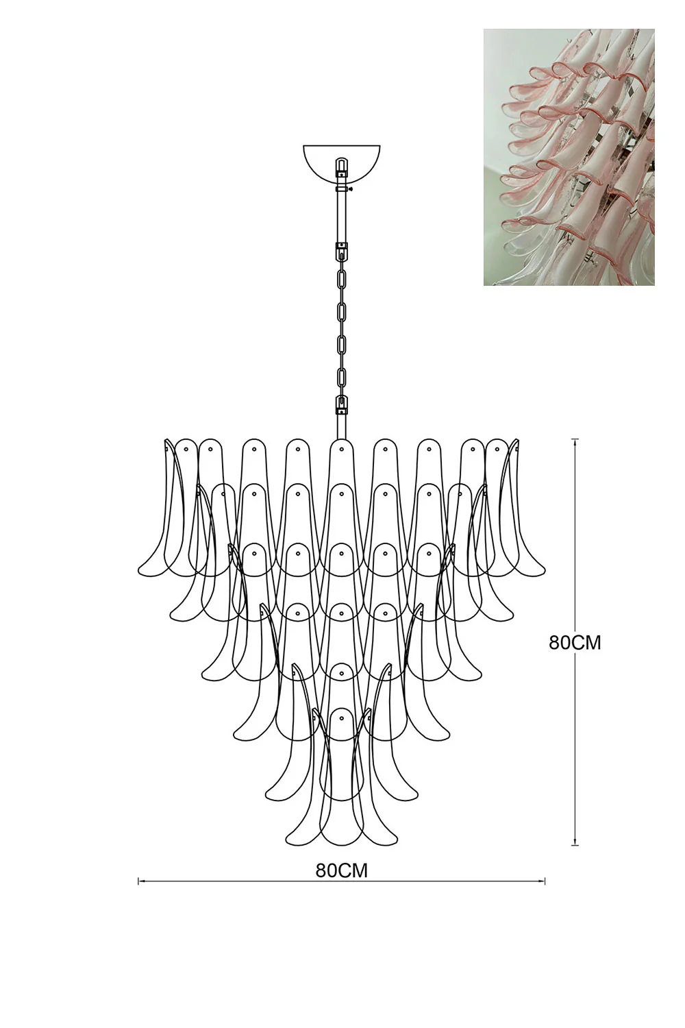 Art Petals Chandelier - Image 68