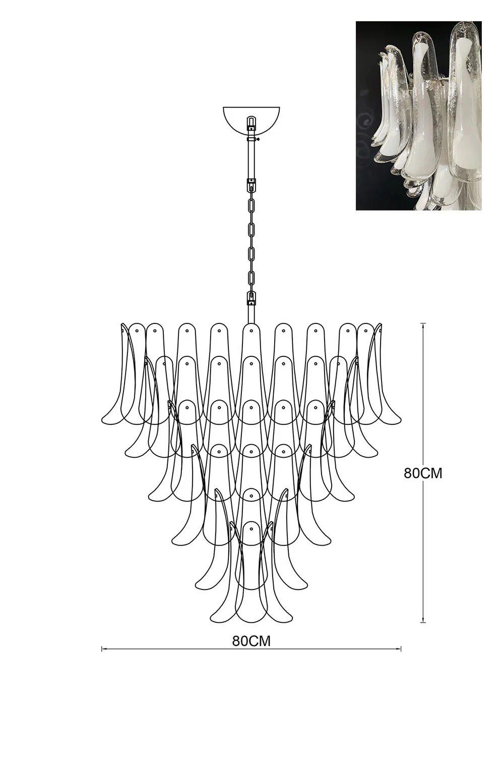 Art Petals Chandelier - Image 69