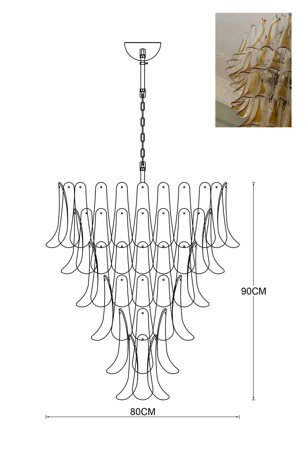 Art Petals Chandelier - Image 70