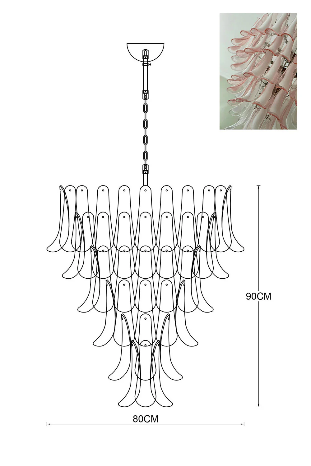 Art Petals Chandelier - Image 71