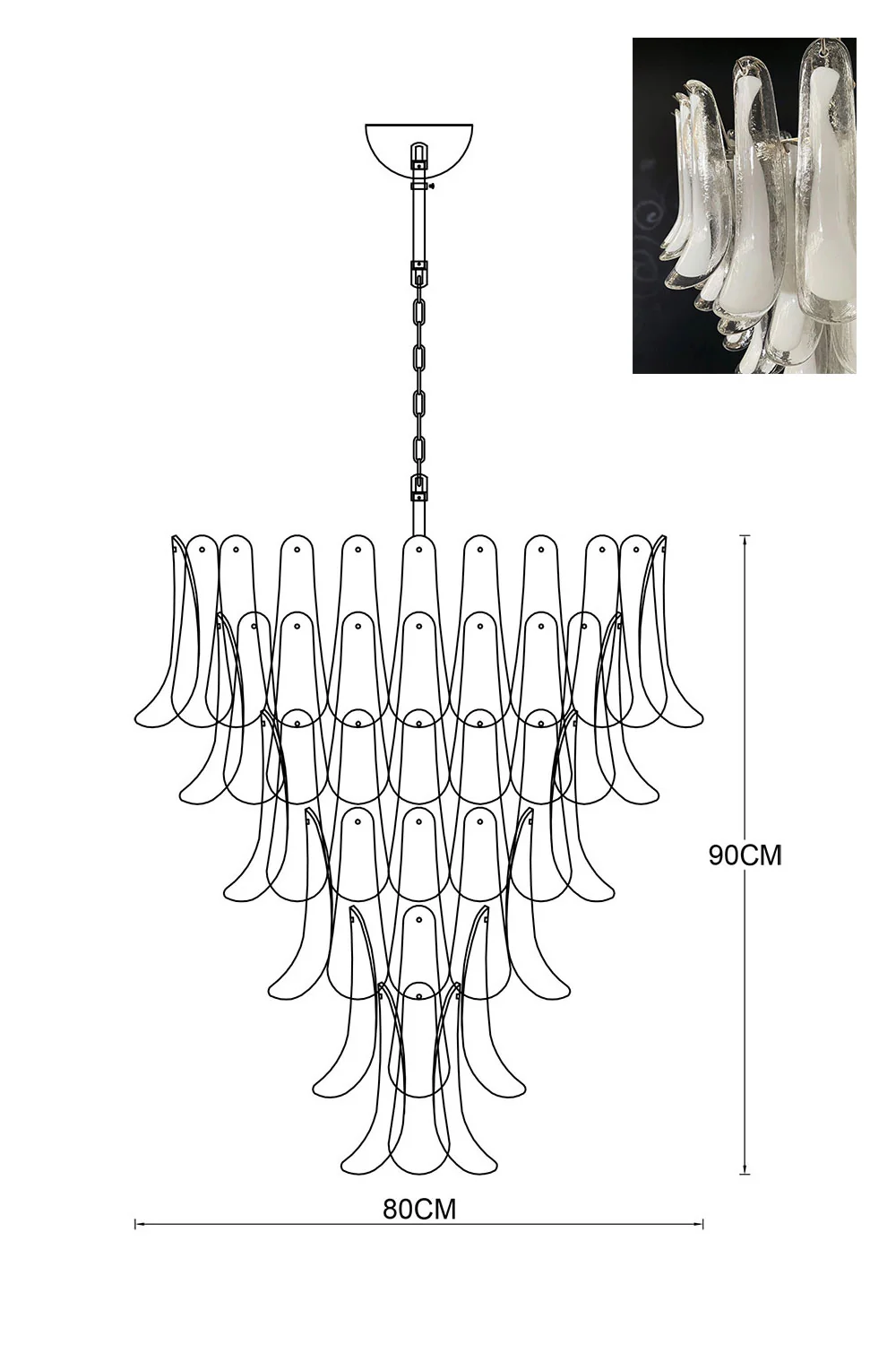 Art Petals Chandelier - Image 72