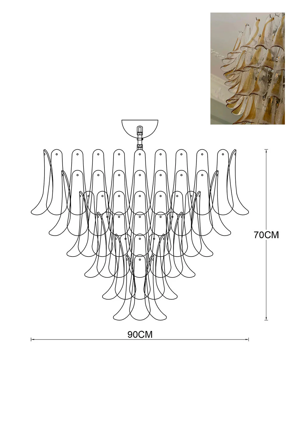 Art Petals Chandelier - Image 73