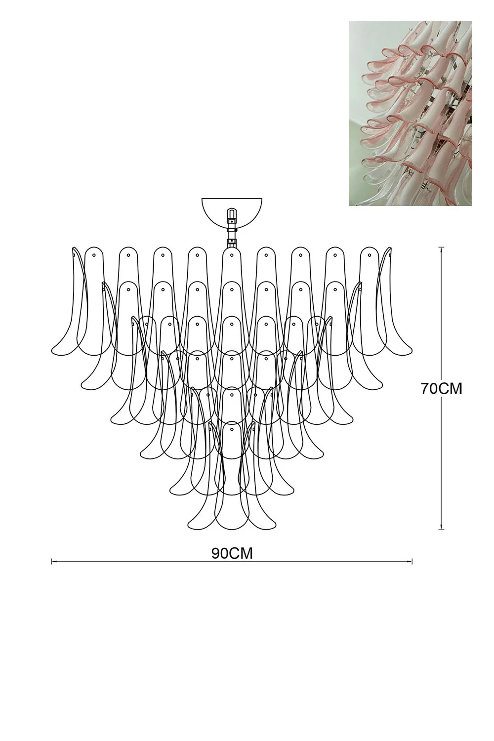 Art Petals Chandelier - Image 74