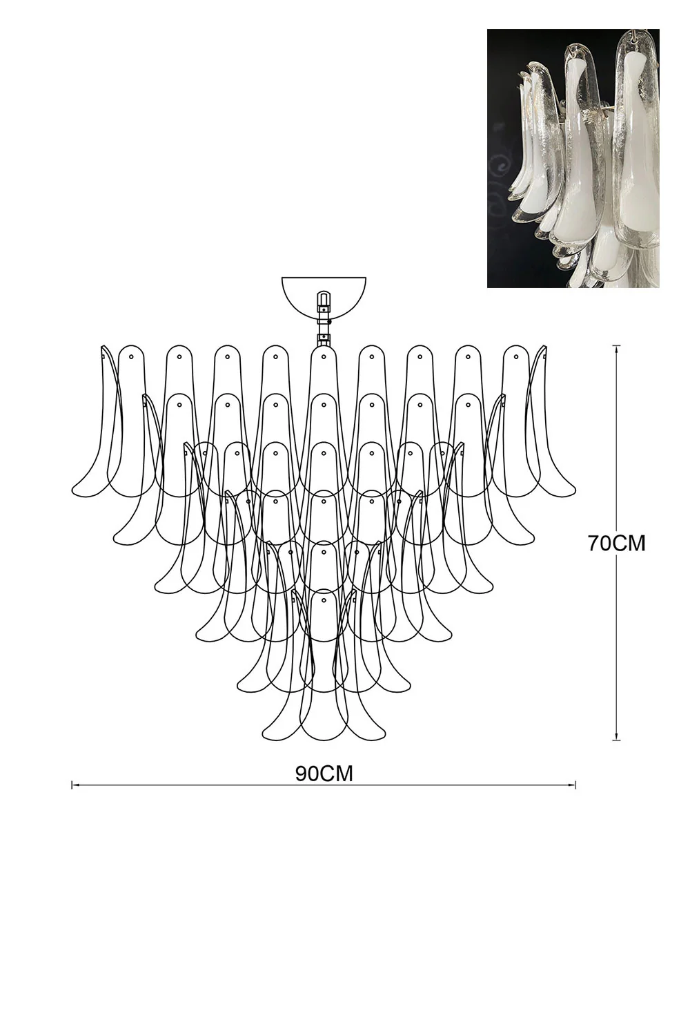 Art Petals Chandelier - Image 75