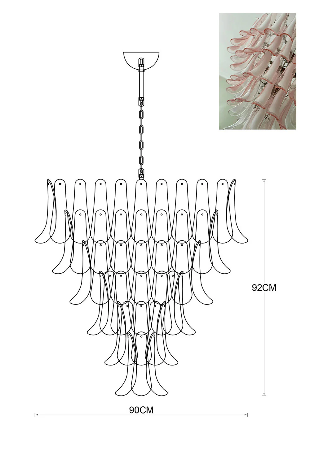 Art Petals Chandelier - Image 77