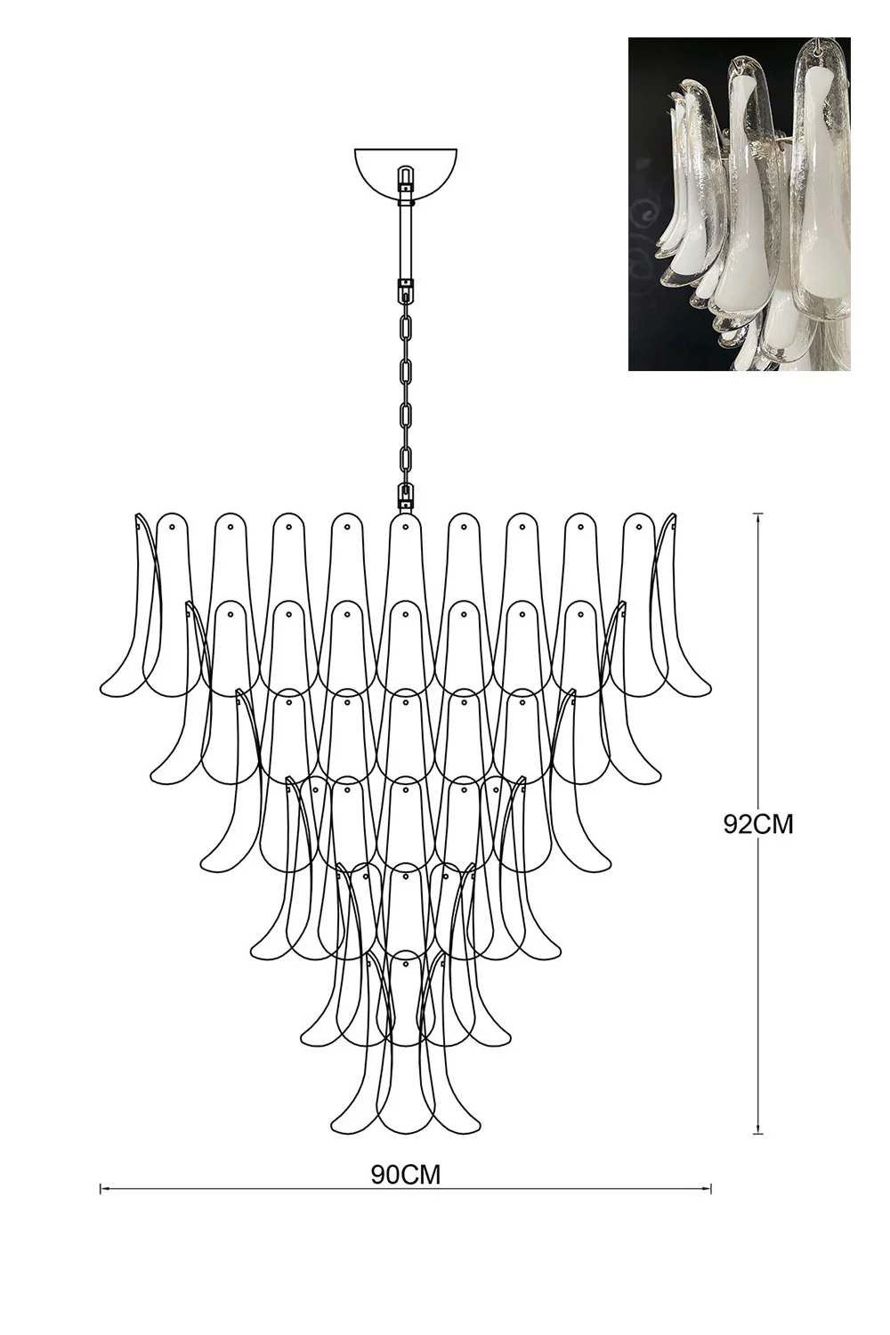 Art Petals Chandelier - Image 78