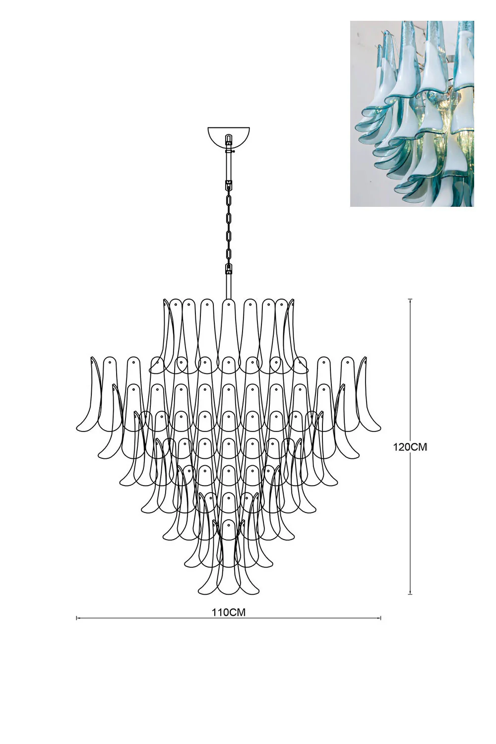 Art Petals Chandelier - Image 83