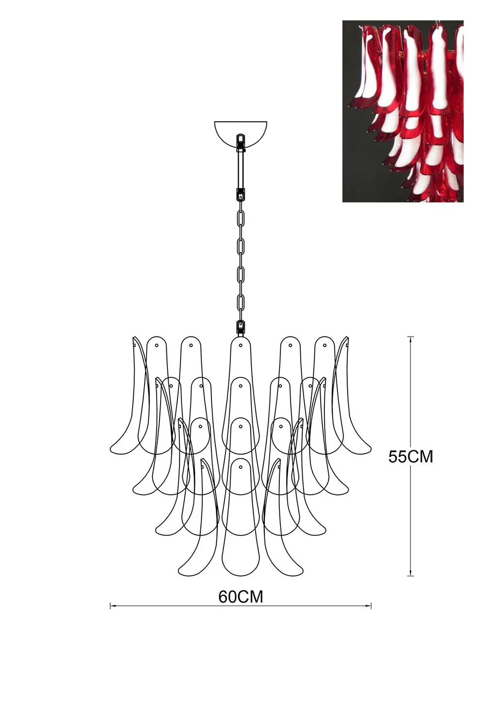 Art Petals Chandelier - Image 88