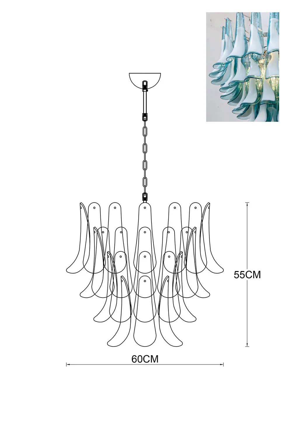 Art Petals Chandelier - Image 89
