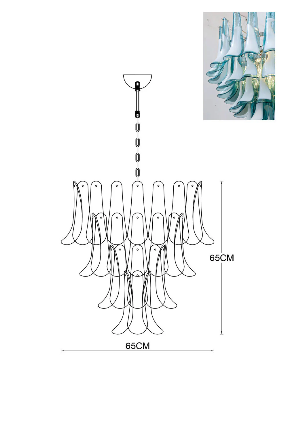 Art Petals Chandelier - Image 95