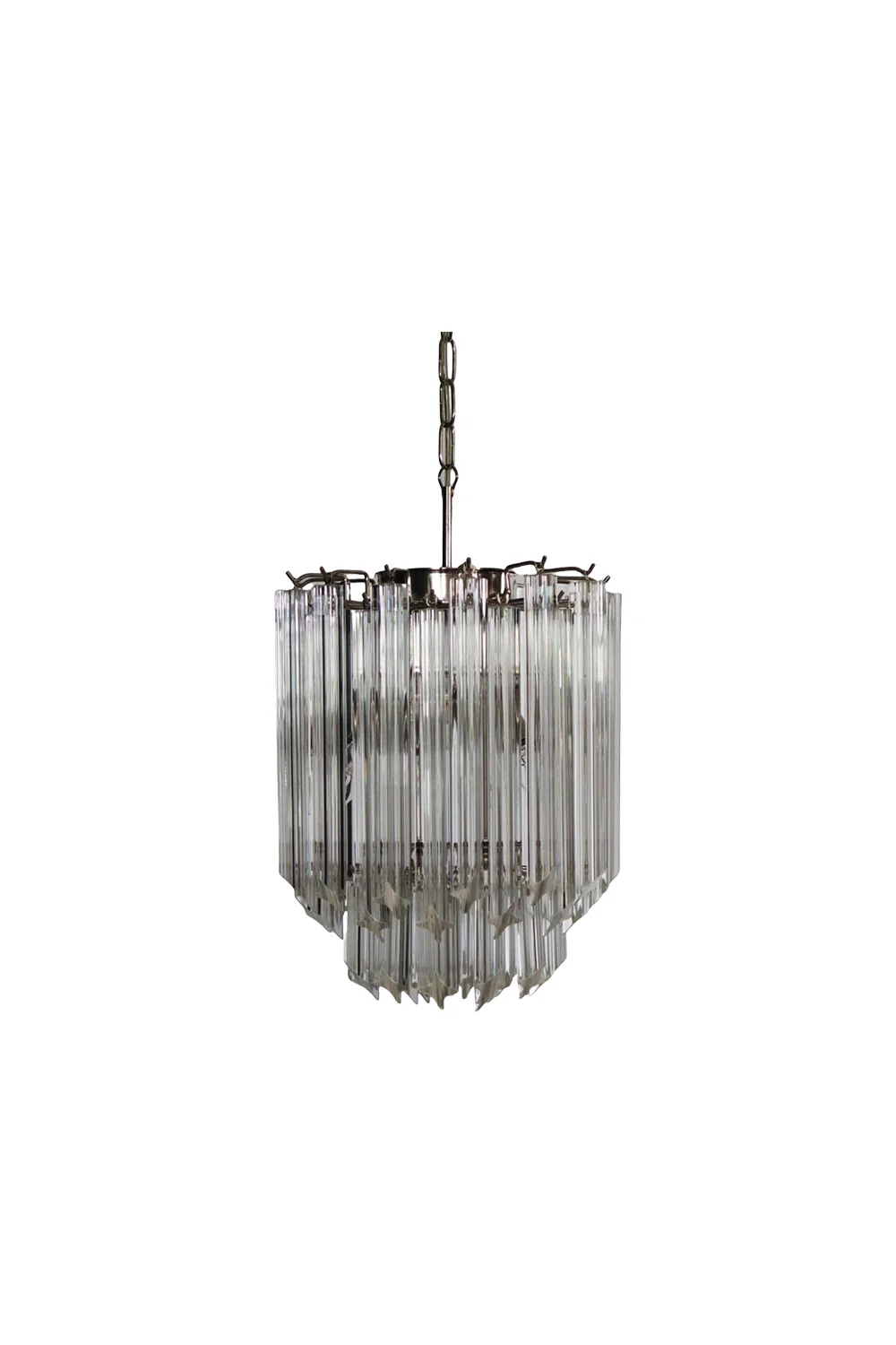 Art Quadriedri Glass Chandelier