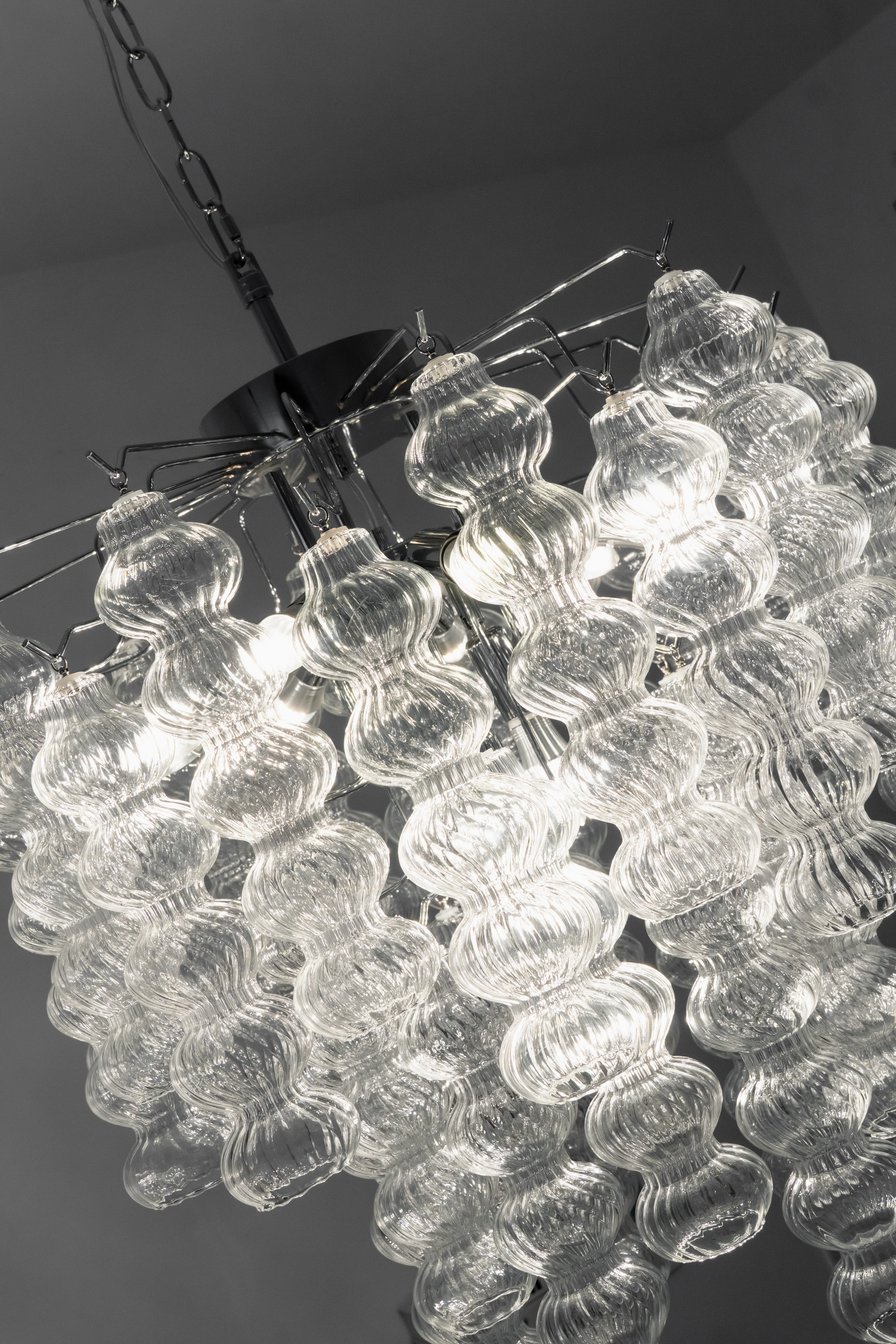 Art Ripple Glass Tube Chandelier - Image 13