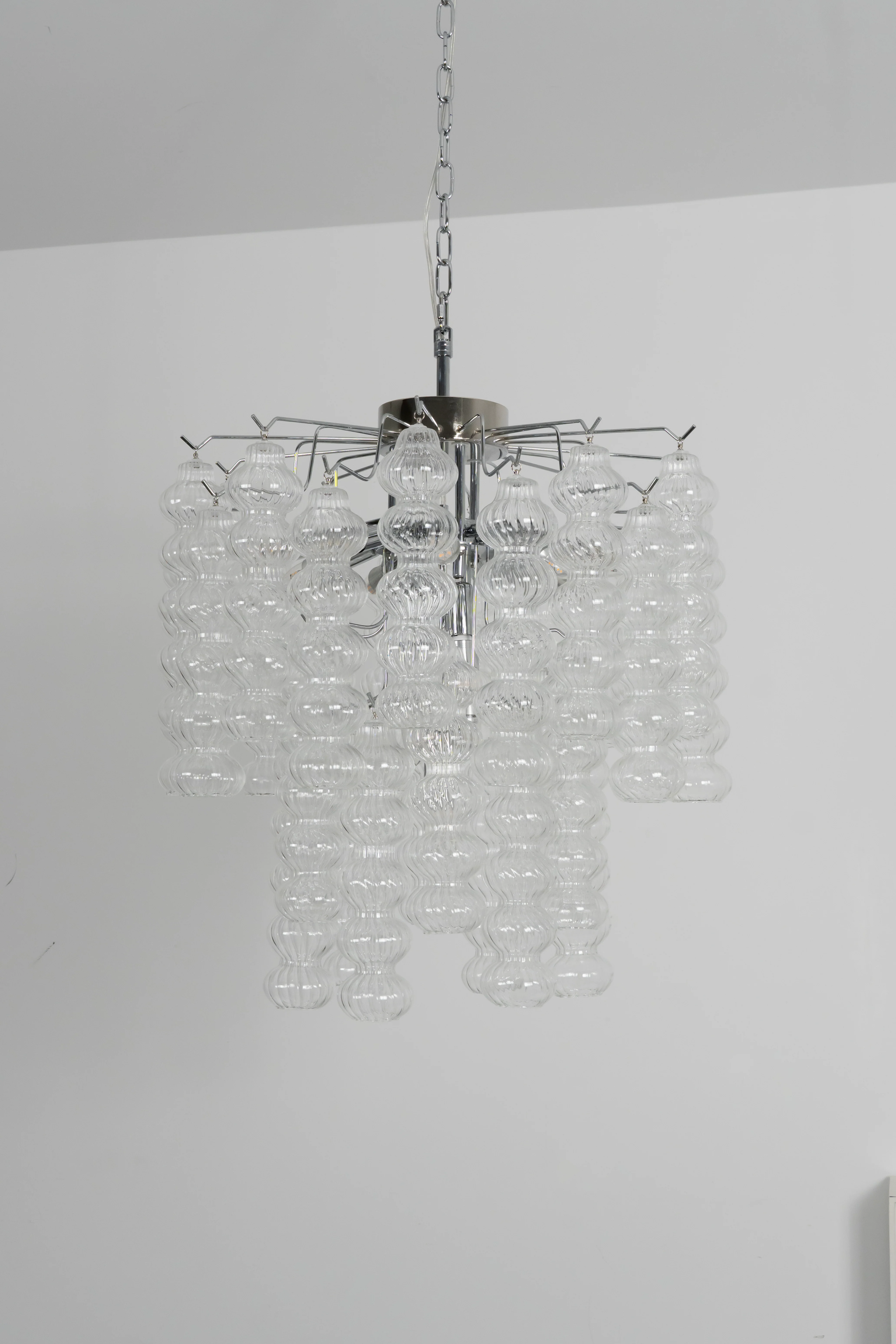 Art Ripple Glass Tube Chandelier - Image 20