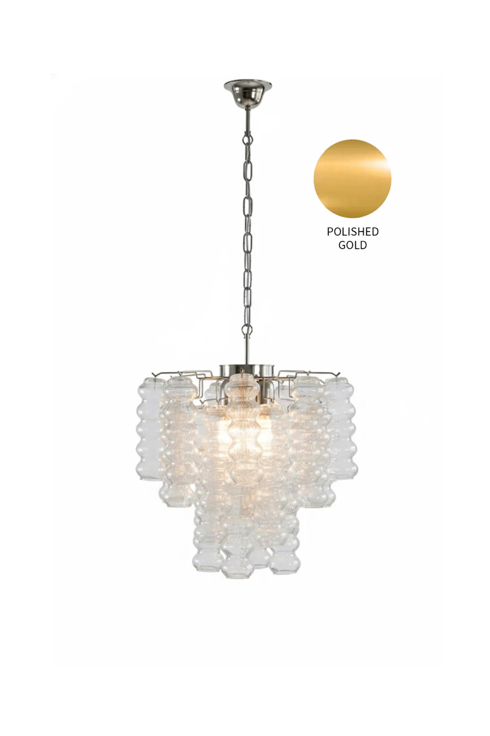 Art Ripple Glass Tube Chandelier - Image 24