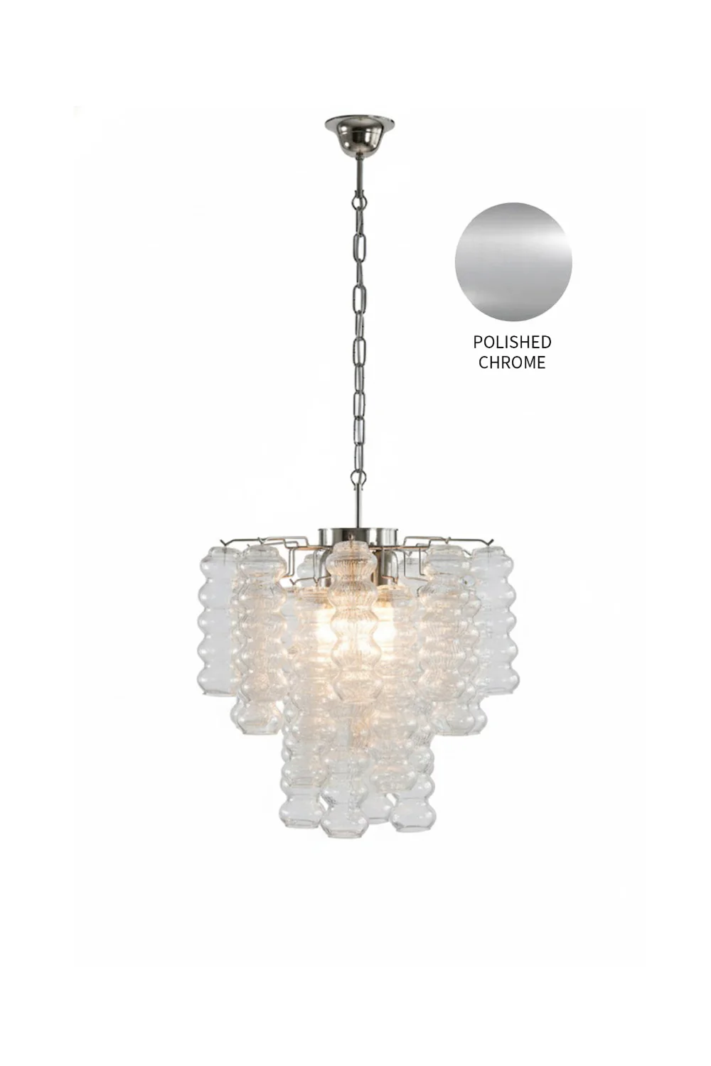 Art Ripple Glass Tube Chandelier - Image 25