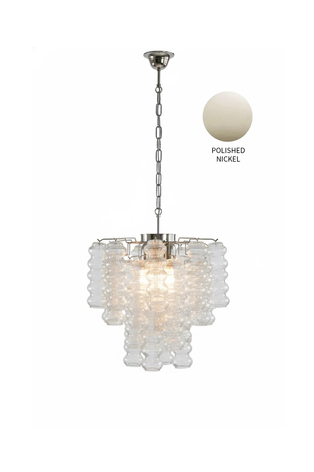 Art Ripple Glass Tube Chandelier - Image 26