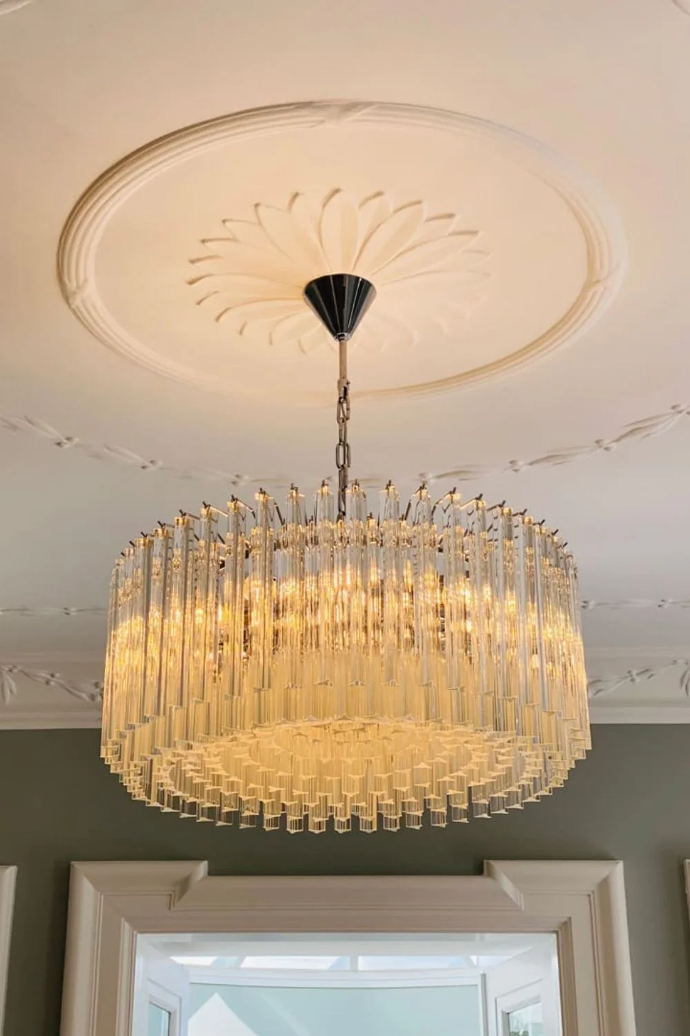 Art Transparent Prism Triedri Chandelier - Image 9