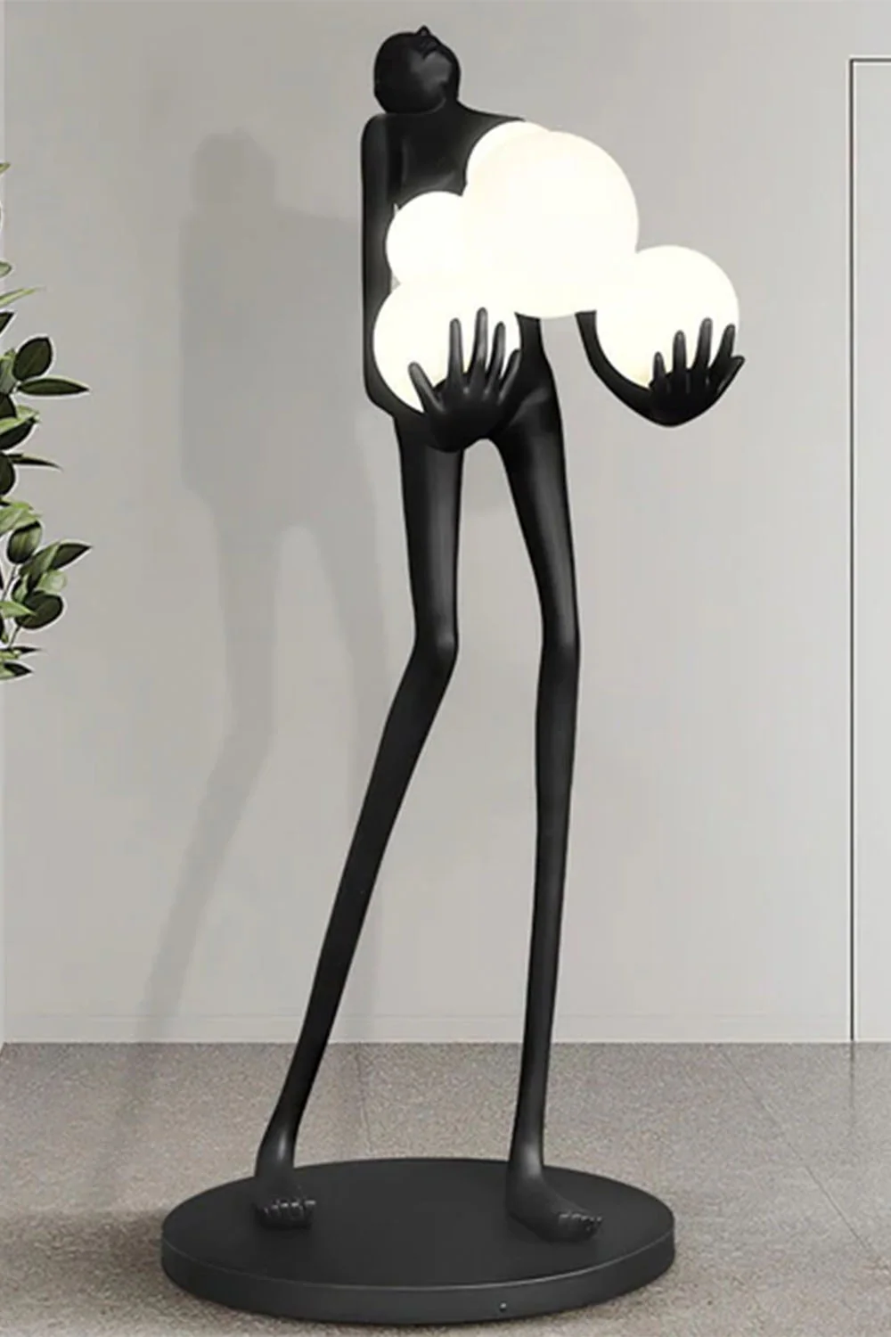 Artistic Figure Hug Floor Lamp - Image 13