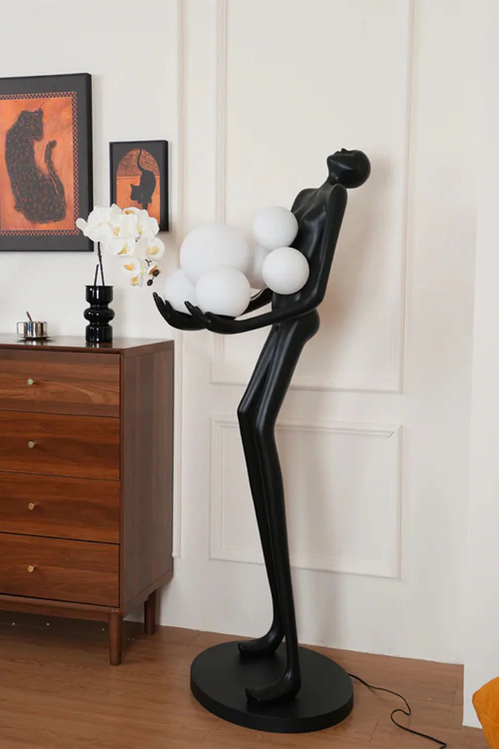Artistic Figure Hug Floor Lamp - Image 15