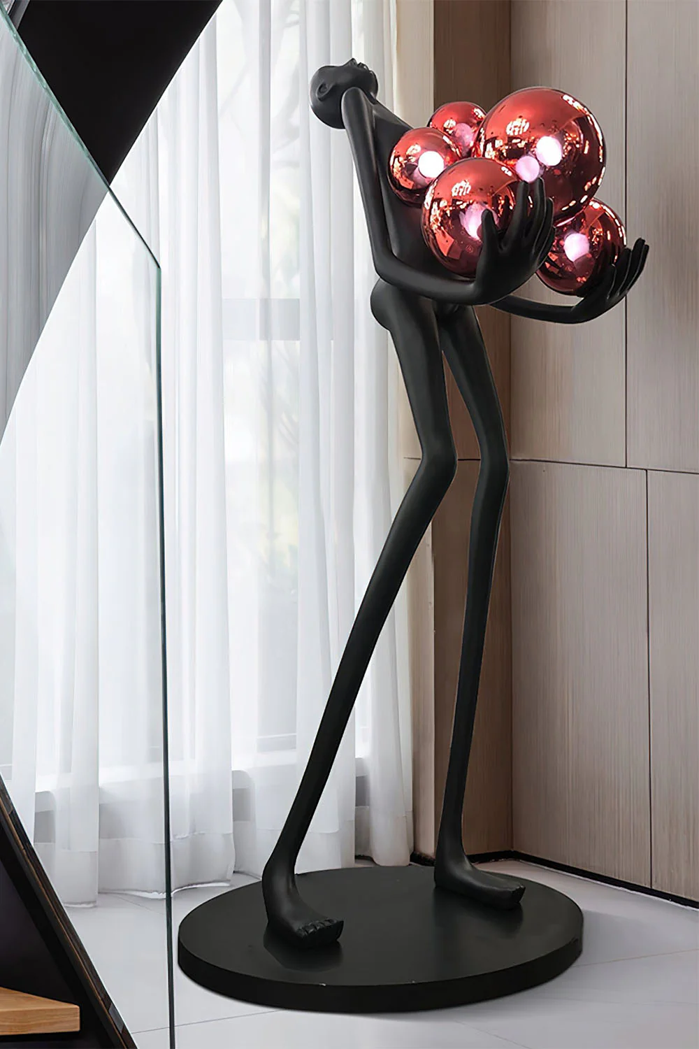 Artistic Figure Hug Floor Lamp - Image 3
