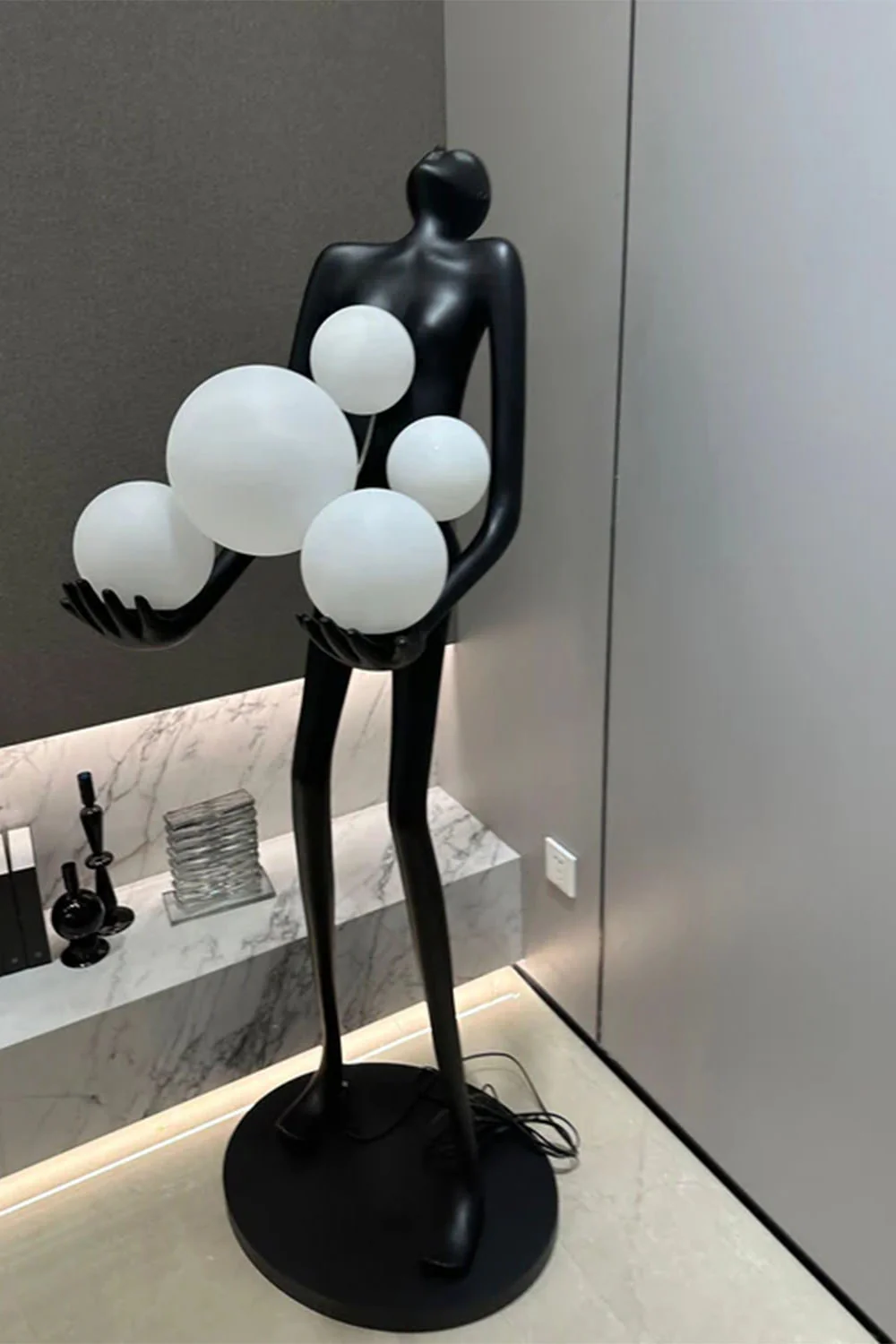 Artistic Figure Hug Floor Lamp - Image 7
