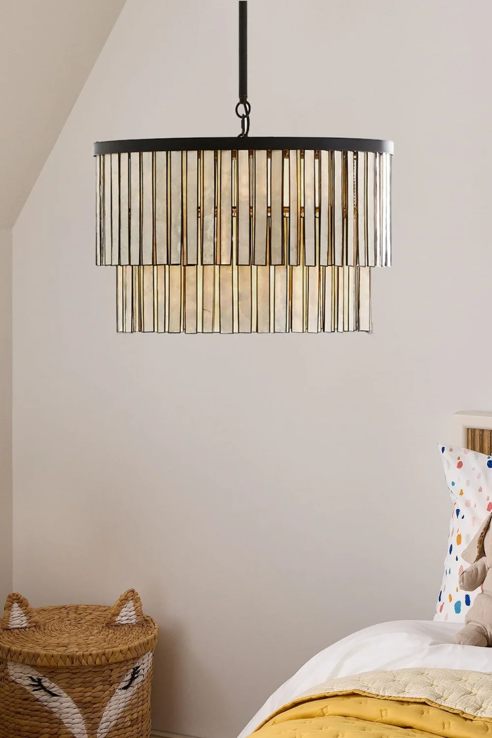 Astrid Capiz Round Chandelier - Image 8