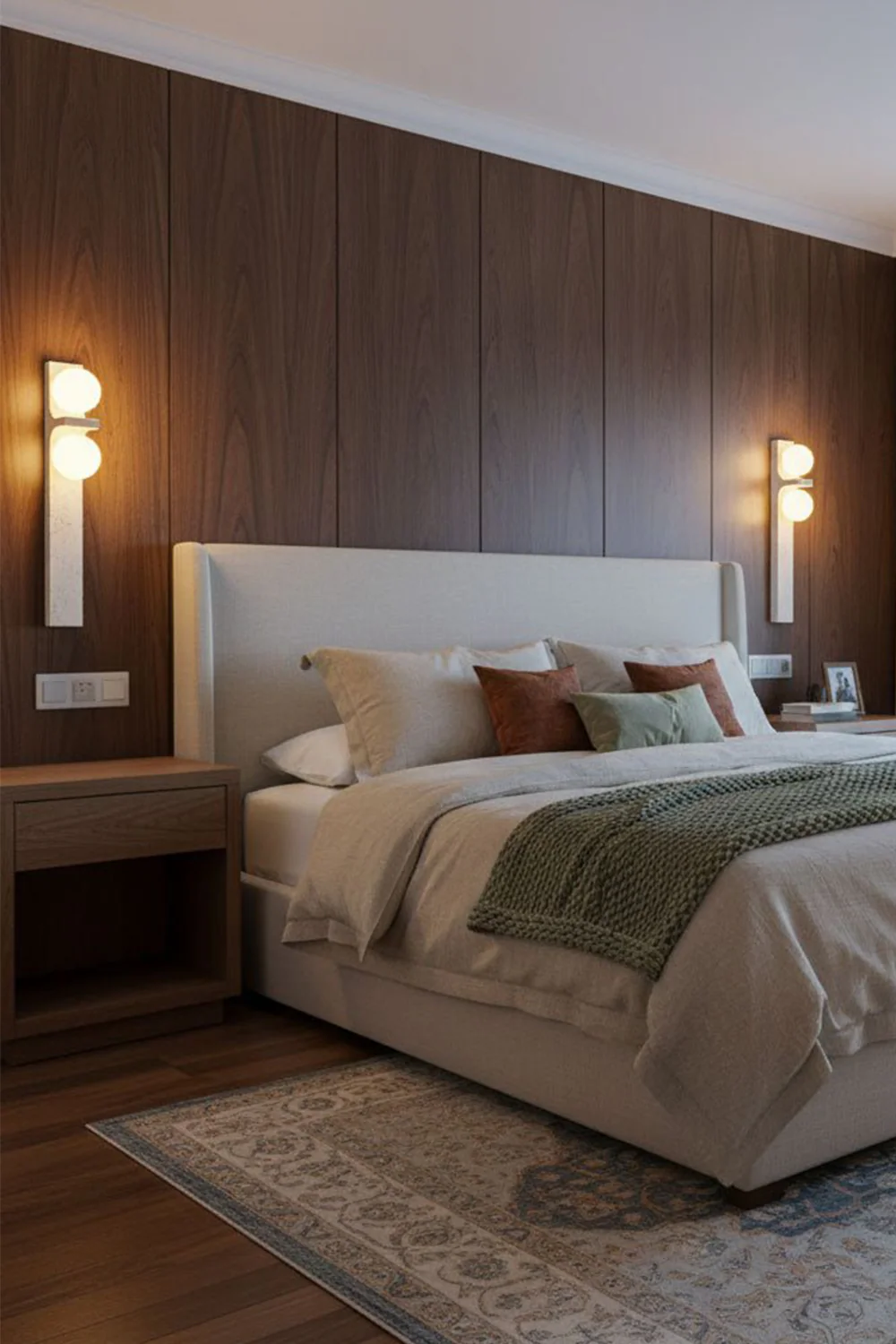 Asymmetrical Travertine Wall Sconce - Image 14