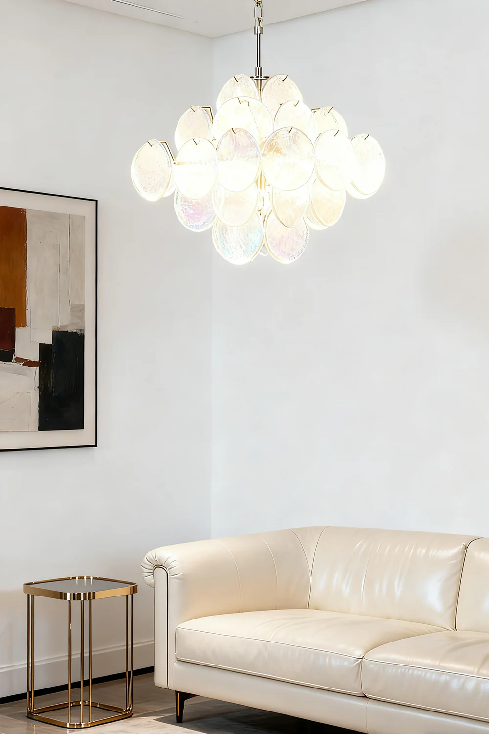 Aurelia Lridescent Art Chandelier - Image 6