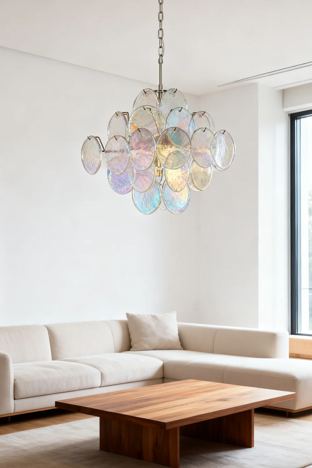 Aurelia Lridescent Art Chandelier - Image 7