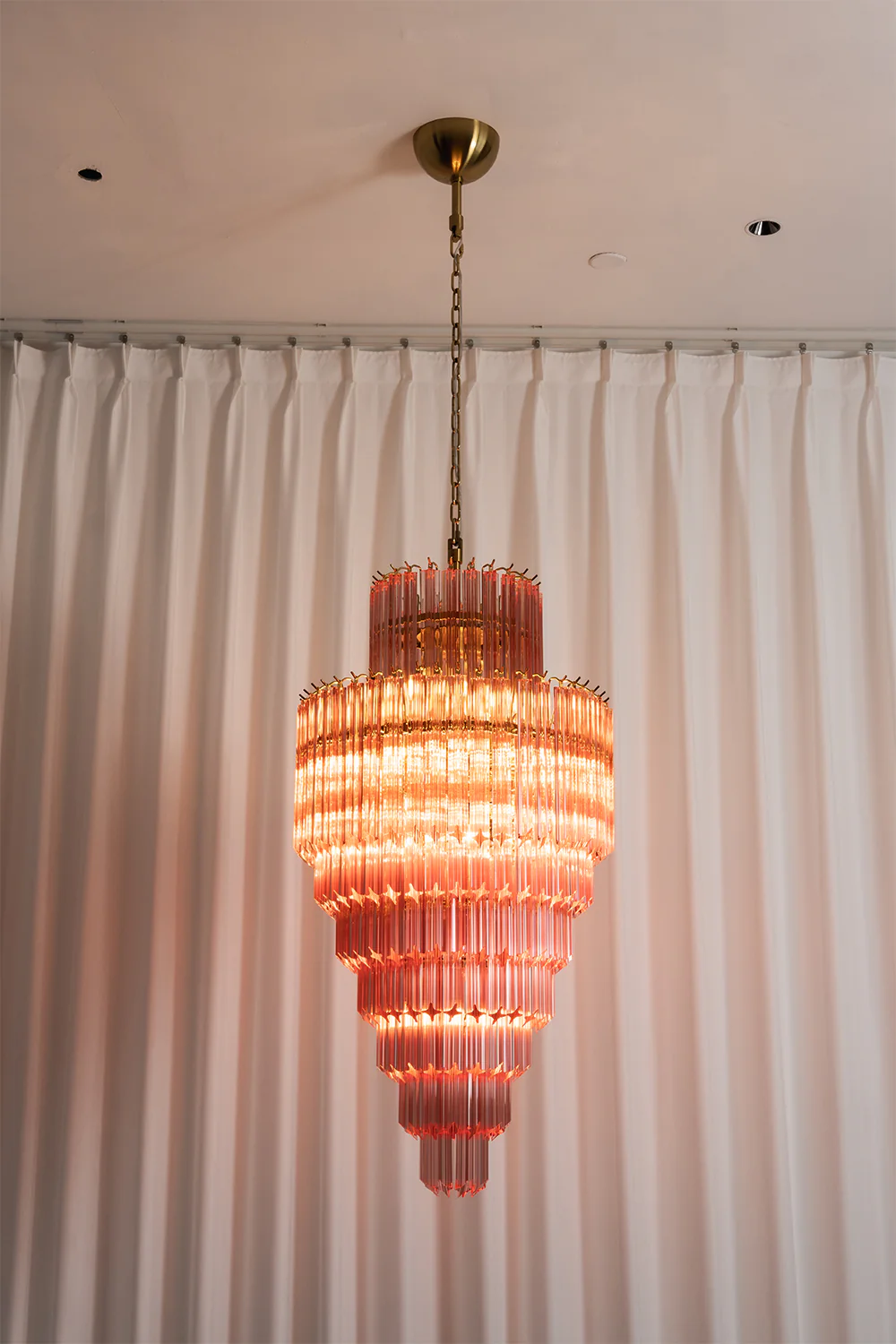 Aurora Cascade Glass Chandelier - Image 9