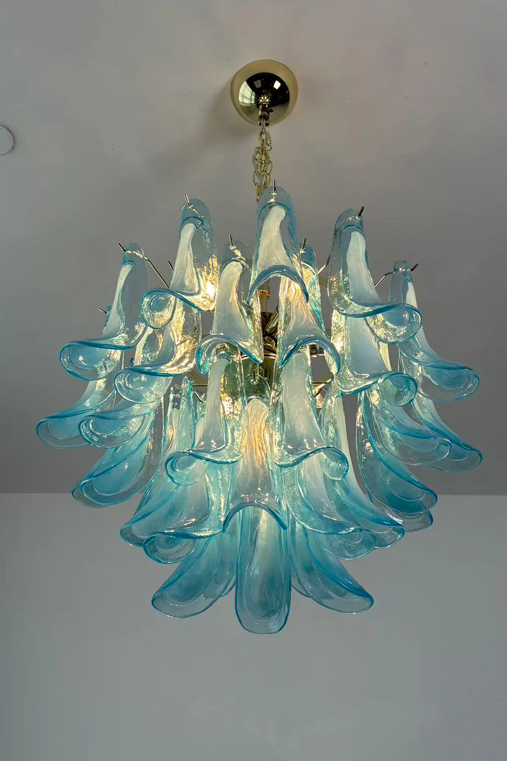 Azurea Petal Glass Chandelier - Image 11