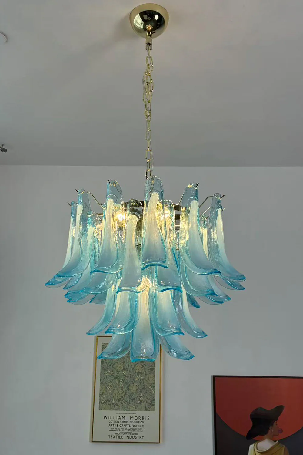 Azurea Petal Glass Chandelier - Image 13