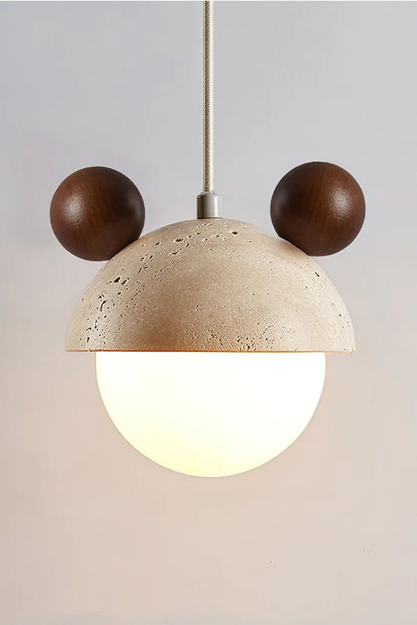 Bear Ear Travertine Pendant Lamp - Image 12