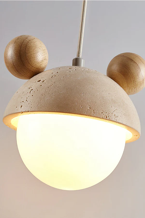 Bear Ear Travertine Pendant Lamp - Image 14