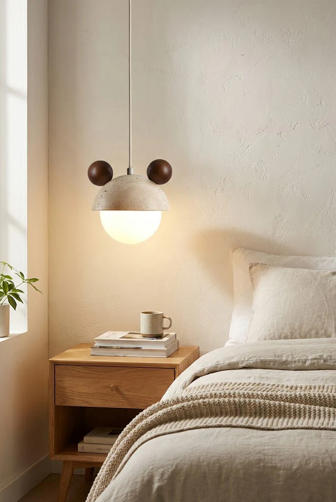 Bear Ear Travertine Pendant Lamp - Image 3
