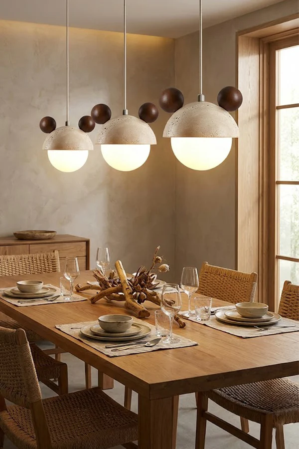 Bear Ear Travertine Pendant Lamp - Image 6