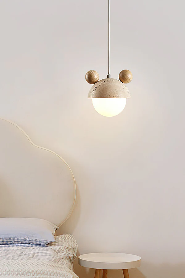 Bear Ear Travertine Pendant Lamp - Image 9