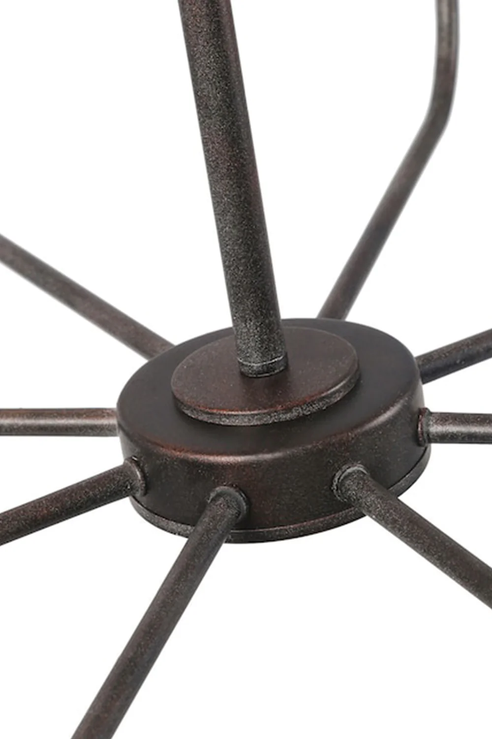 Black Iron Classic Candle Chandelier - Image 18