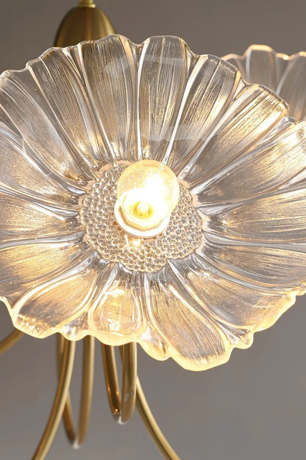 Blossom Petal Glass Chandelier - Image 9