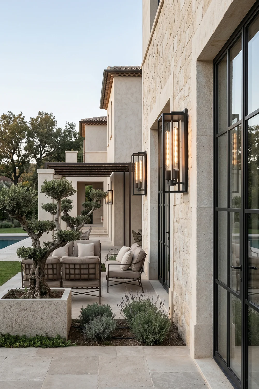Brass Box Outdoor Wall Light - Image 7
