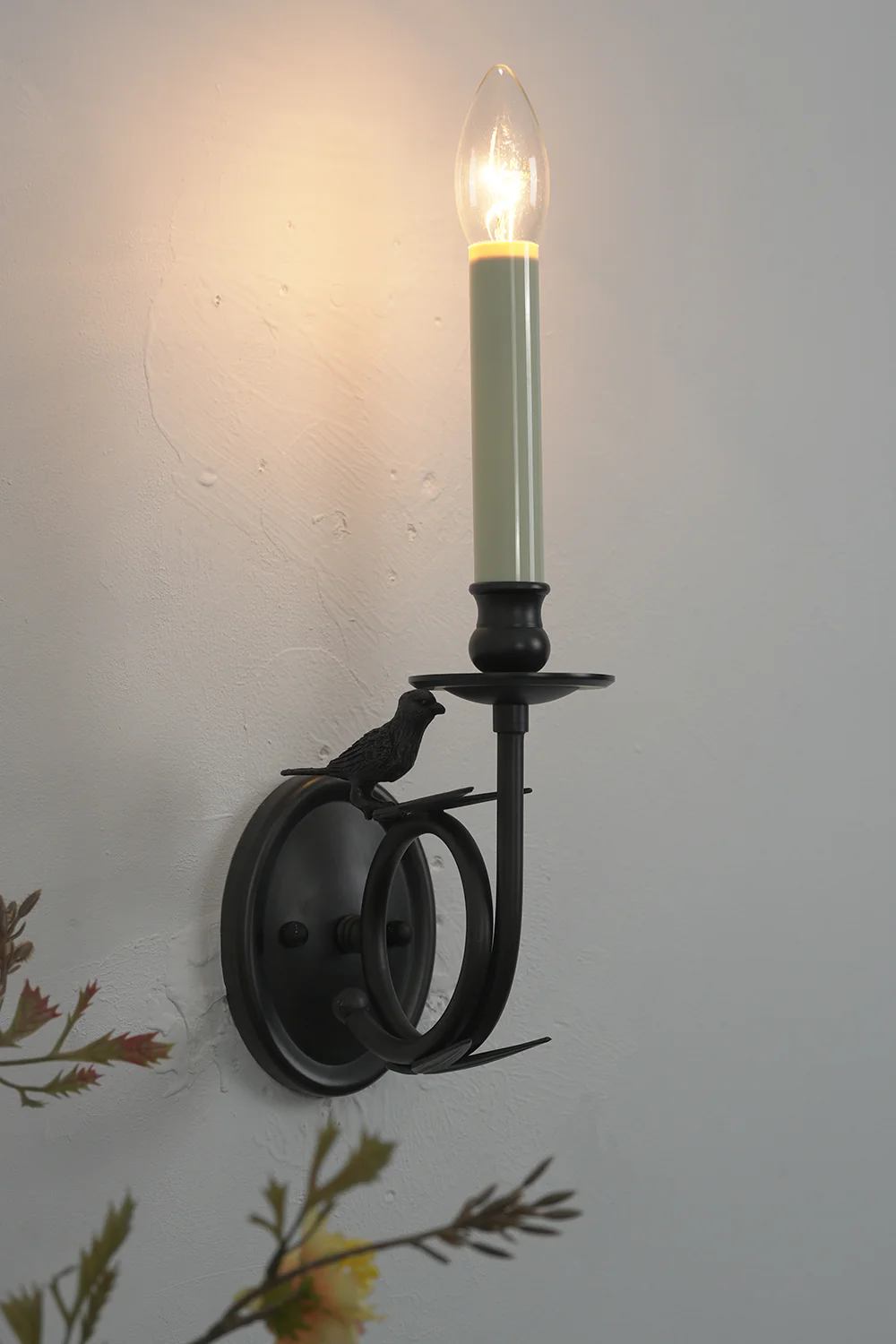 Brass Perched Bird Wall Light - Image 9