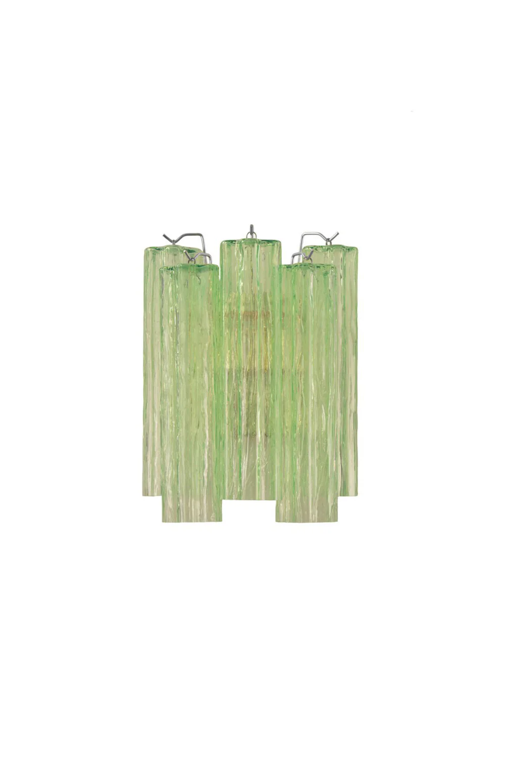 Bright Green Art Glass Wall Lamp