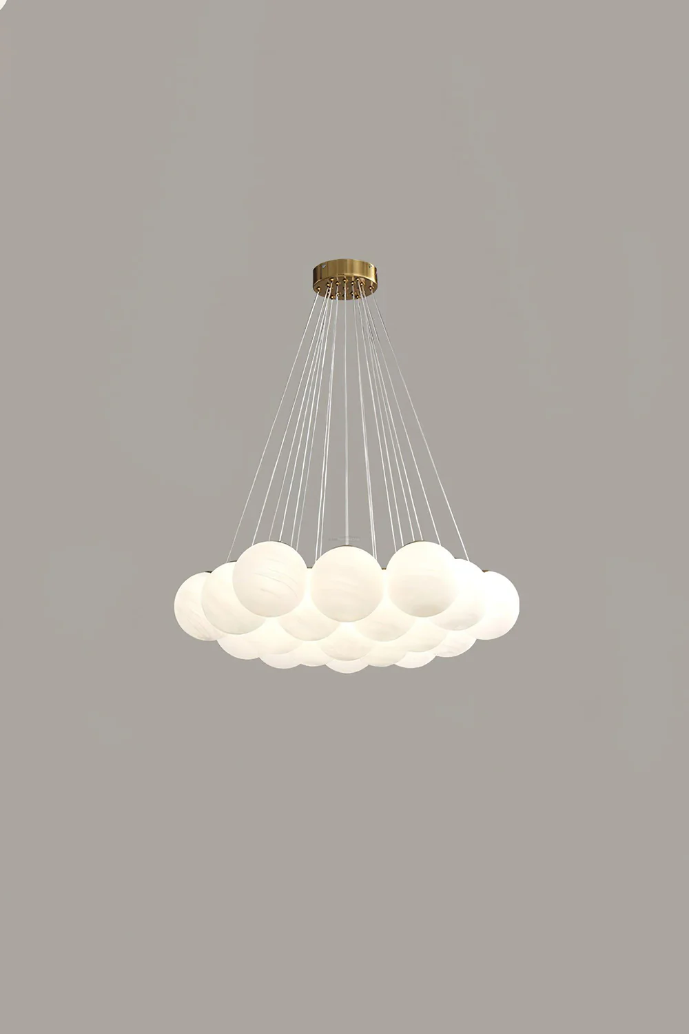 Bubble Glass Cluster Chandelier - Image 10
